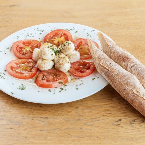 Tomaten-Mozarella-Variation